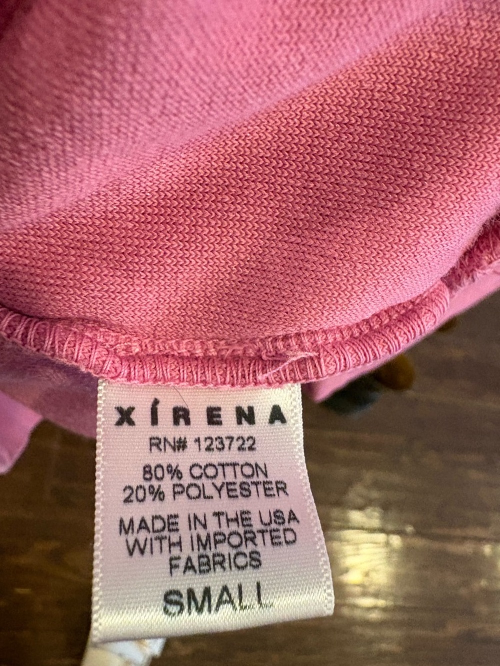 XIRENA Pink Velour Track Suit in Sz S - Picture 7 of 7